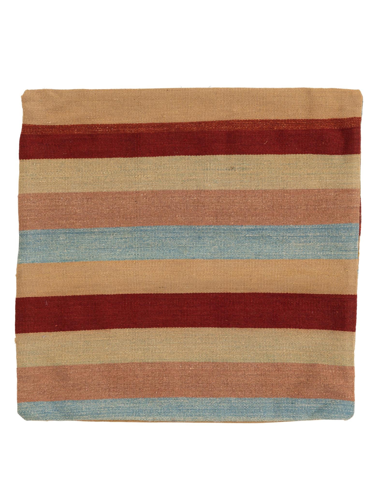 2' 4 x 2' 4 Hand Woven Pillow Wool Square Rug