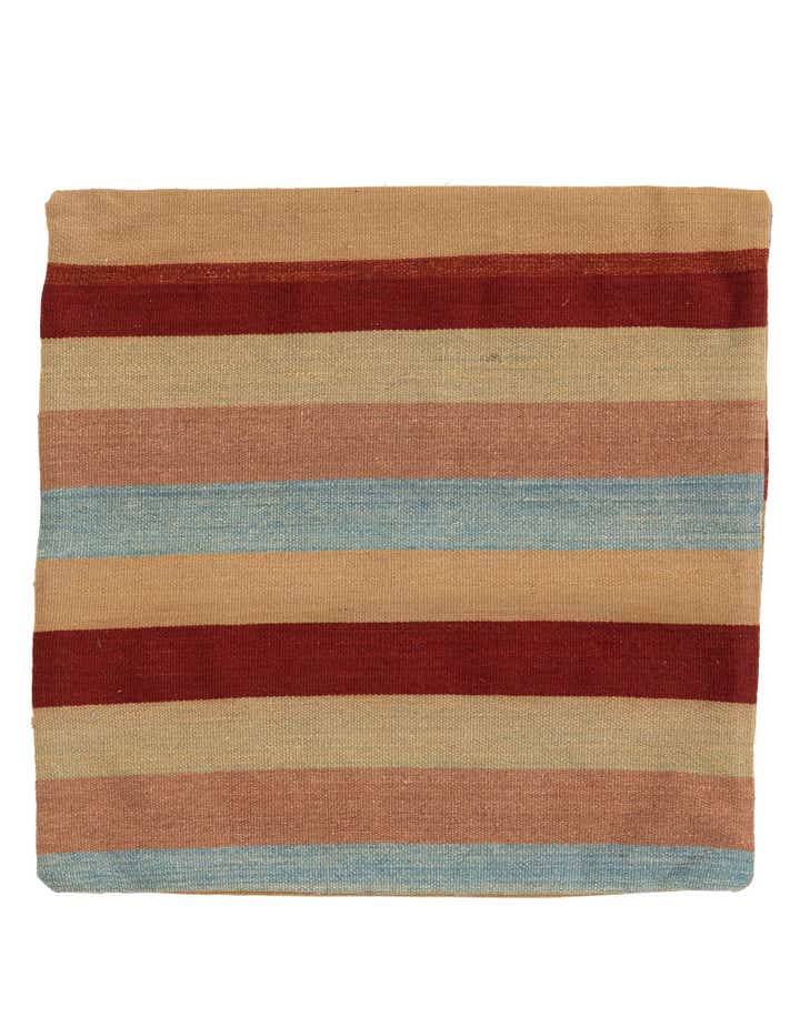 2' 4 x 2' 4 Hand Woven Pillow Wool Square Rug