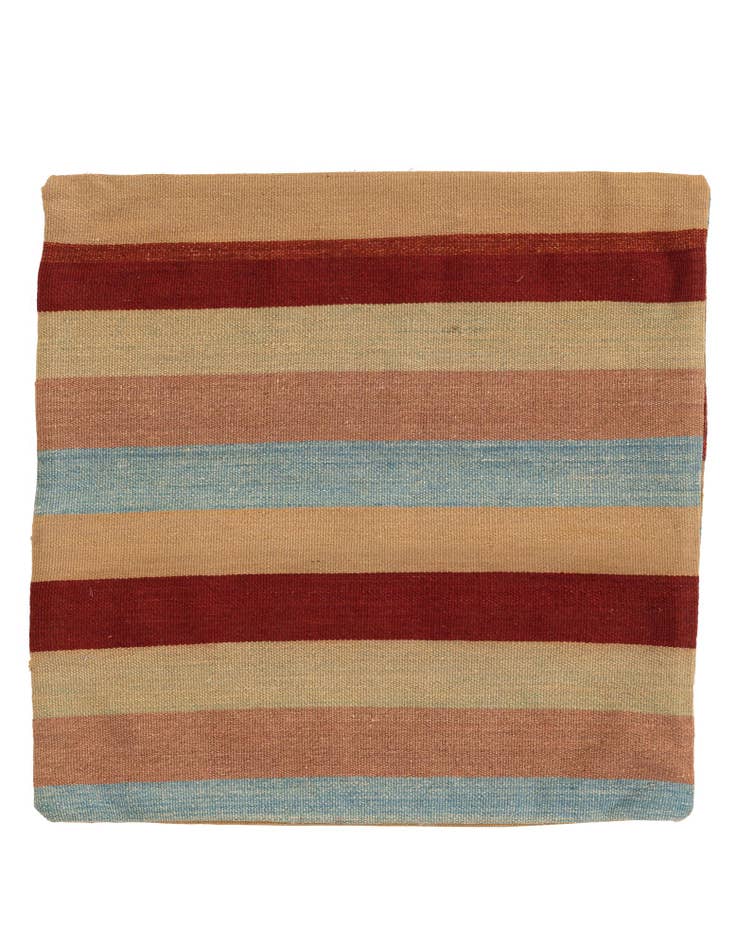 Detail image of 2' 4 x 2' 4 Hand Woven Pillow Wool Square Rug