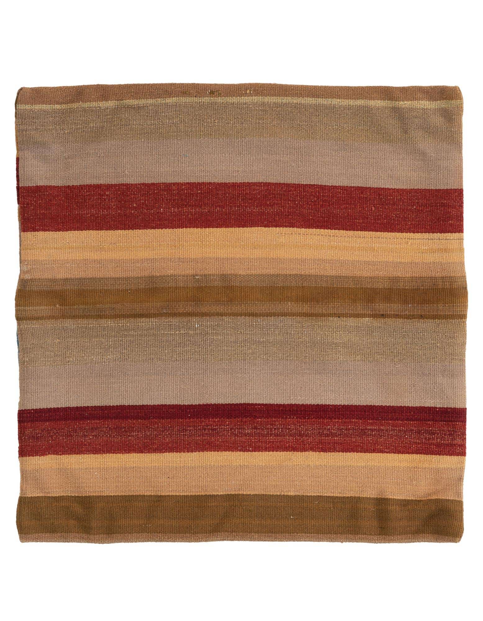 2' 5 x 2' 5 Hand Woven Pillow Wool Square Rug