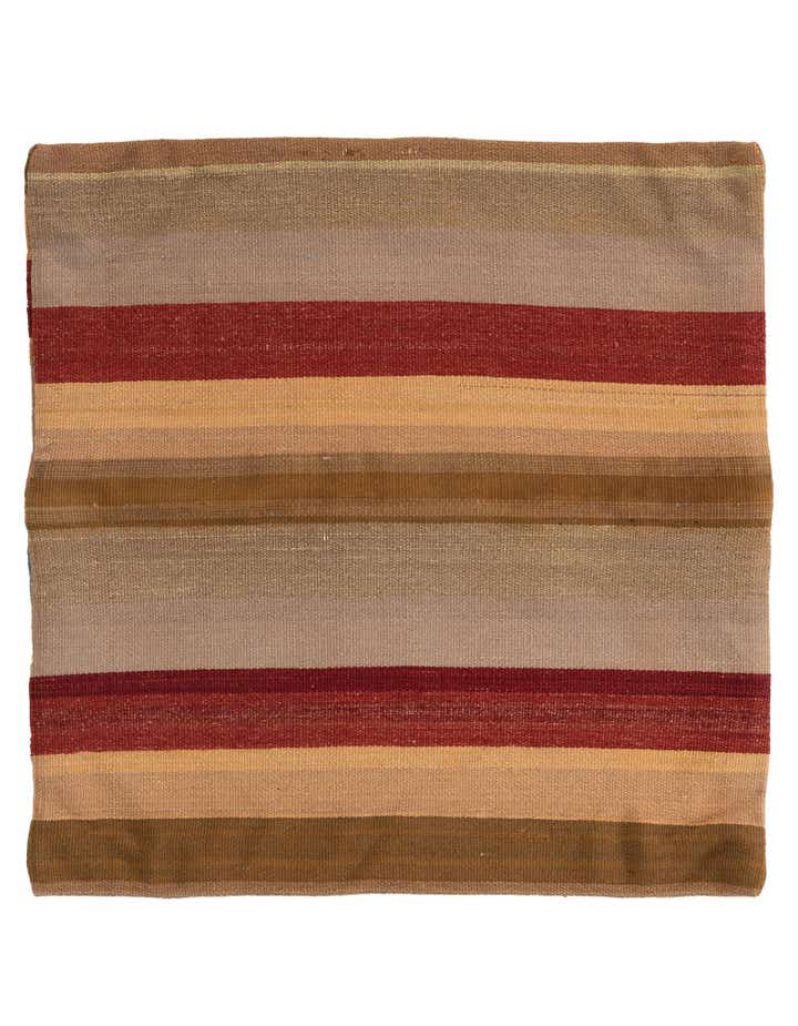 2' 5 x 2' 5 Hand Woven Pillow Wool Square Rug