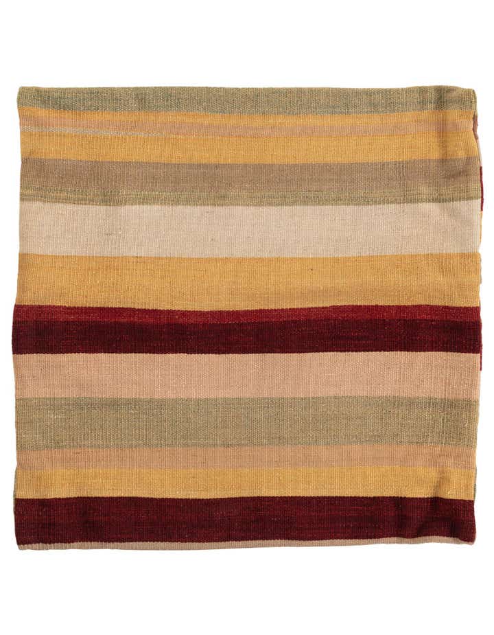 2' 5 x 2' 5 Hand Woven Pillow Wool Square Rug