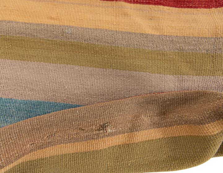 2' 5 x 2' 5 Hand Woven Pillow Wool Square Rug