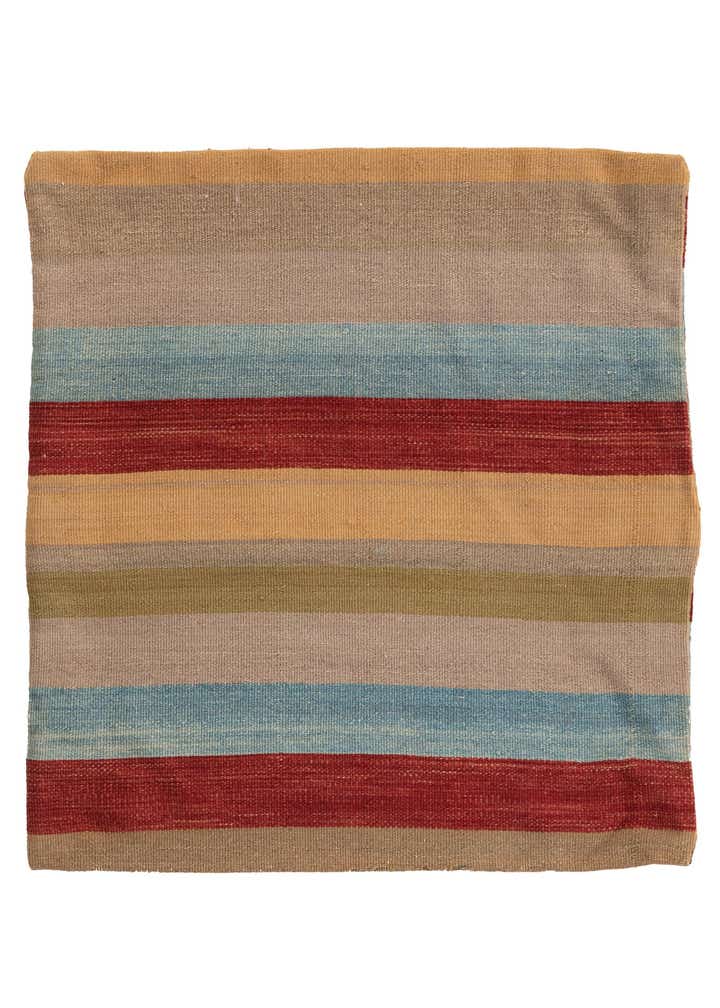 2' 5 x 2' 5 Hand Woven Pillow Wool Square Rug