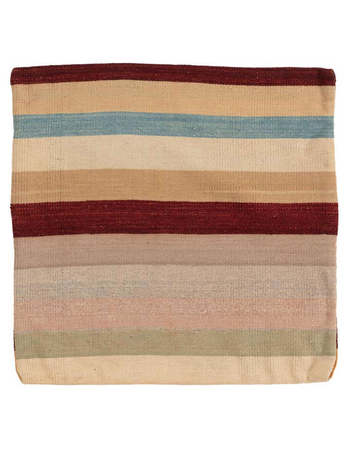 2' 5 x 2' 5 Hand Woven Pillow Wool Square Rug