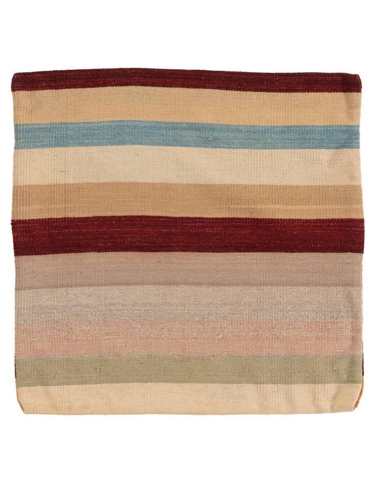 Detail image of 2' 5 x 2' 5 Hand Woven Pillow Wool Square Rug