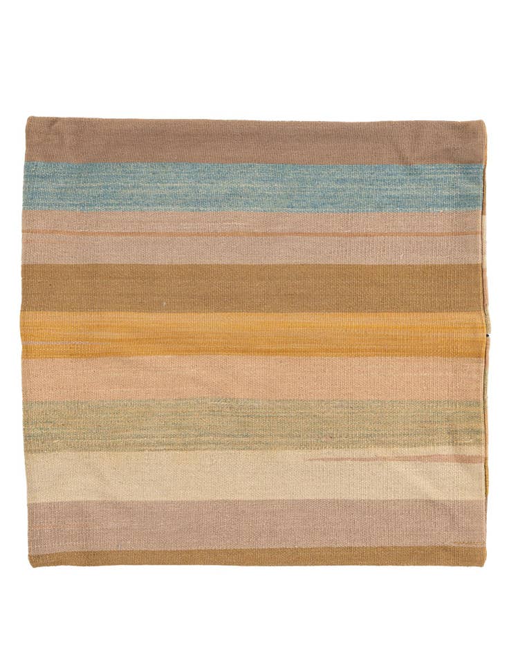Detail image of 2' 5 x 2' 5 Hand Woven Pillow Wool Square Rug