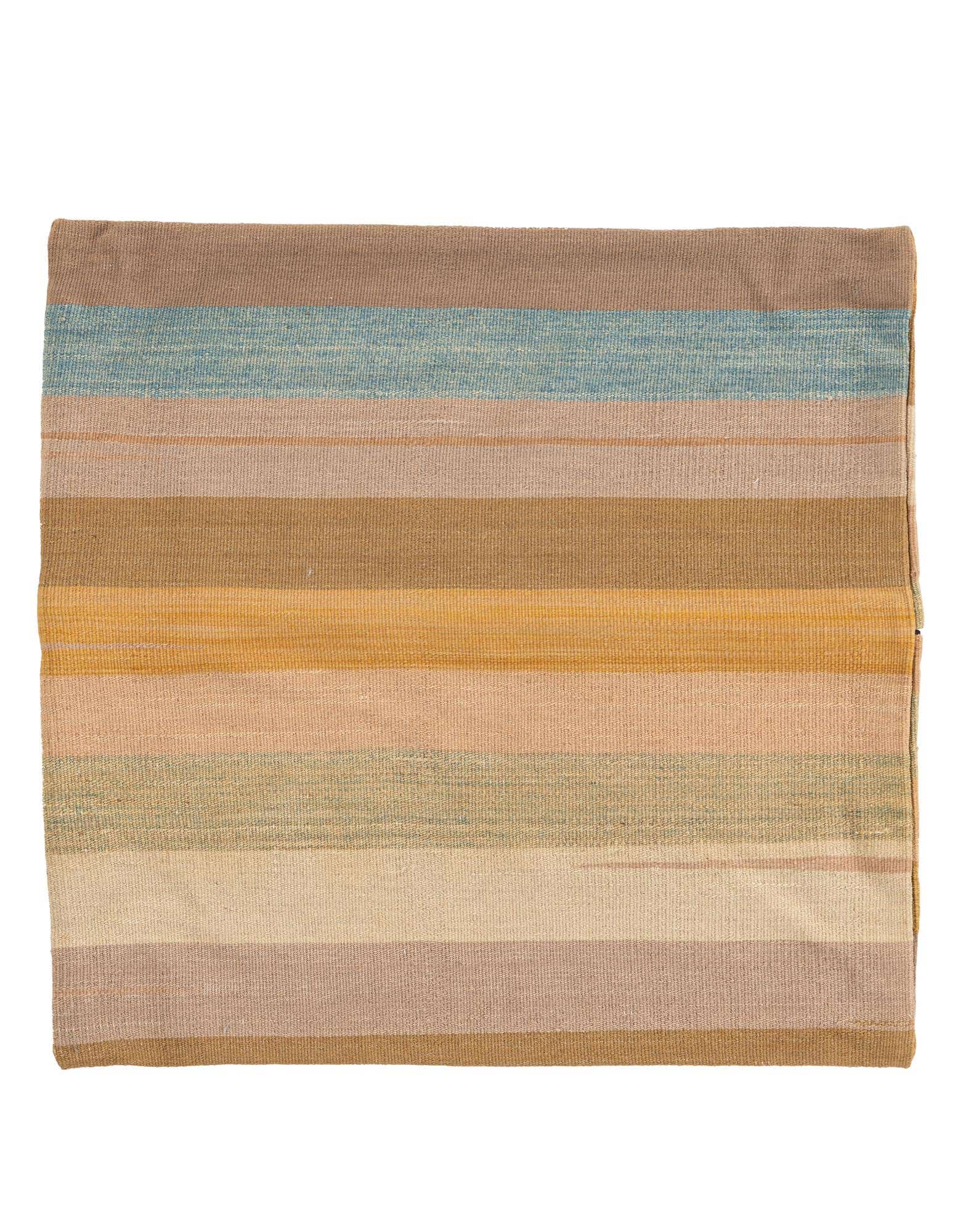 2' 5 x 2' 5 Hand Woven Pillow Wool Square Rug