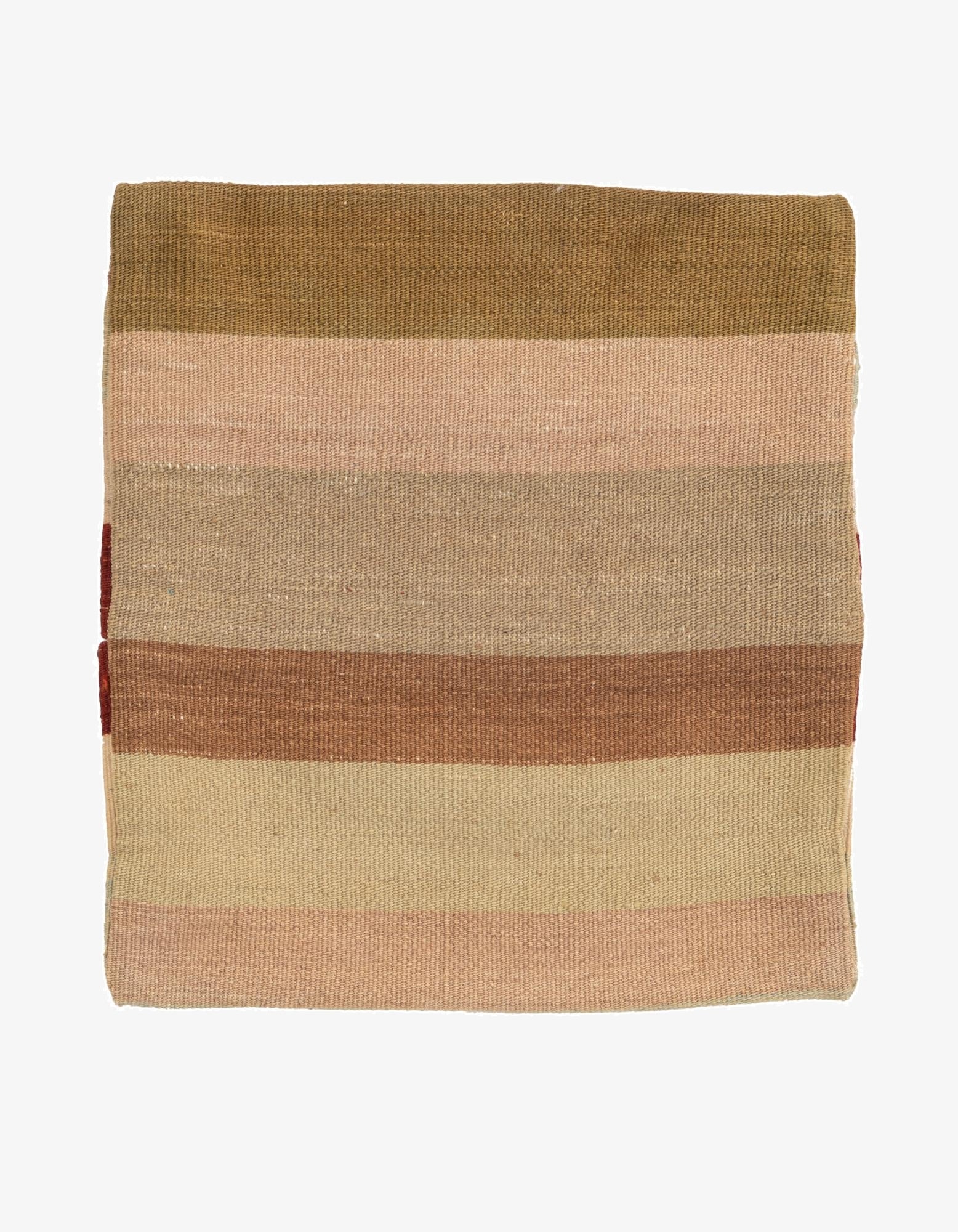 1' 5 x 1' 7  Hand Woven Pillow Wool Square Rug