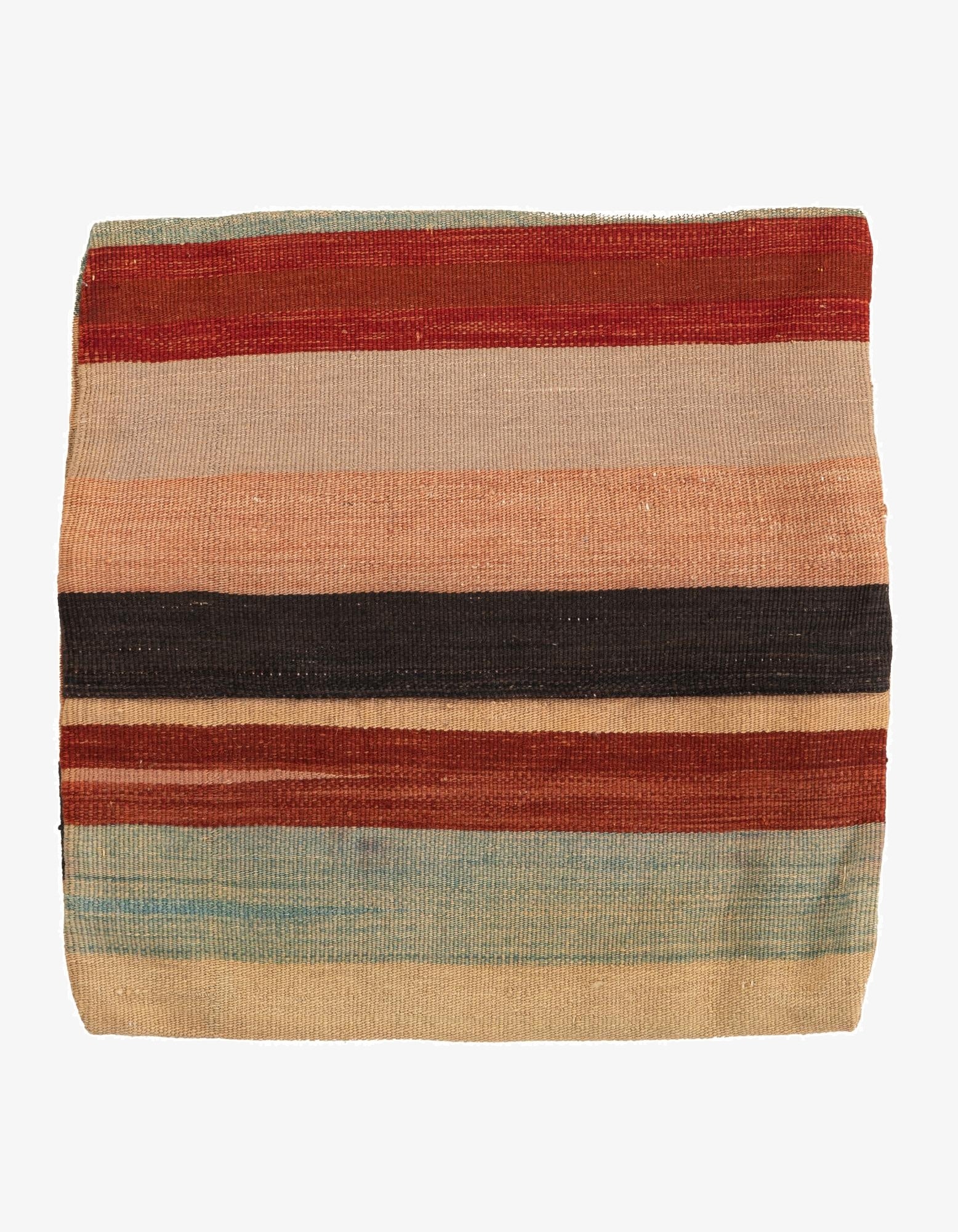 1' 7 x 1' 7  Hand Woven Pillow Wool Square Rug