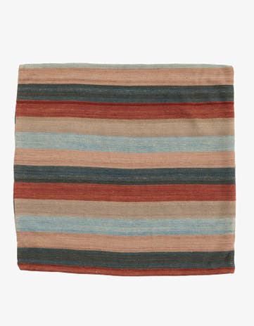 3' 2 x 3' 3 Hand Woven Pillow Wool Square Rug
