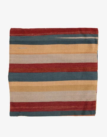 2' 5 x 2' 5 Hand Woven Pillow Wool Square Rug