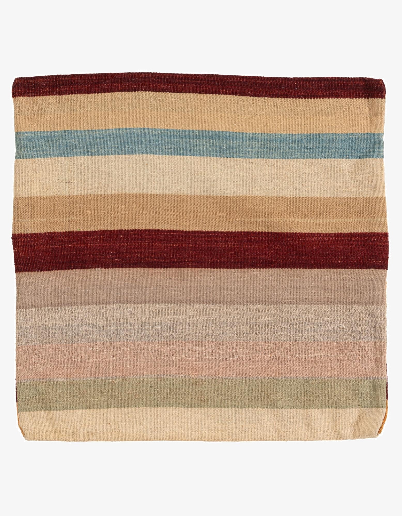2' 5 x 2' 5  Hand Woven Pillow Wool Square Rug