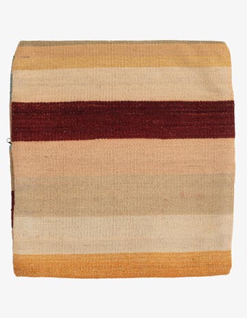 1' 5 x 1' 6 Hand Woven Pillow Wool Square Rug