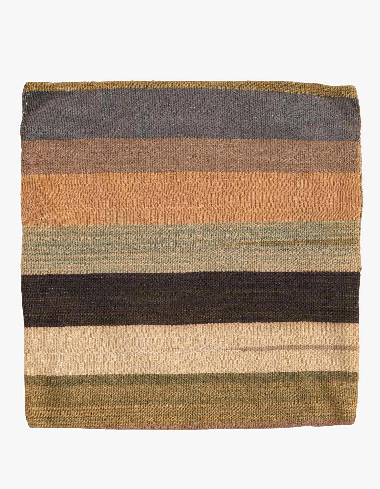 1' 8 x 1' 8  Hand Woven Pillow Wool Square Rug
