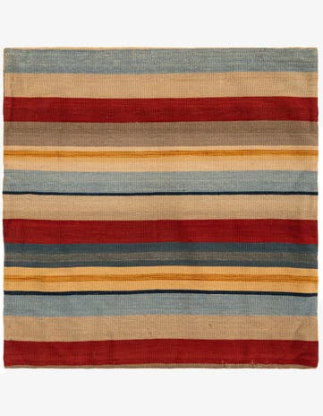 3' 3 x 3' 3 Hand Knotted Pillow Persian Wool Square Rug