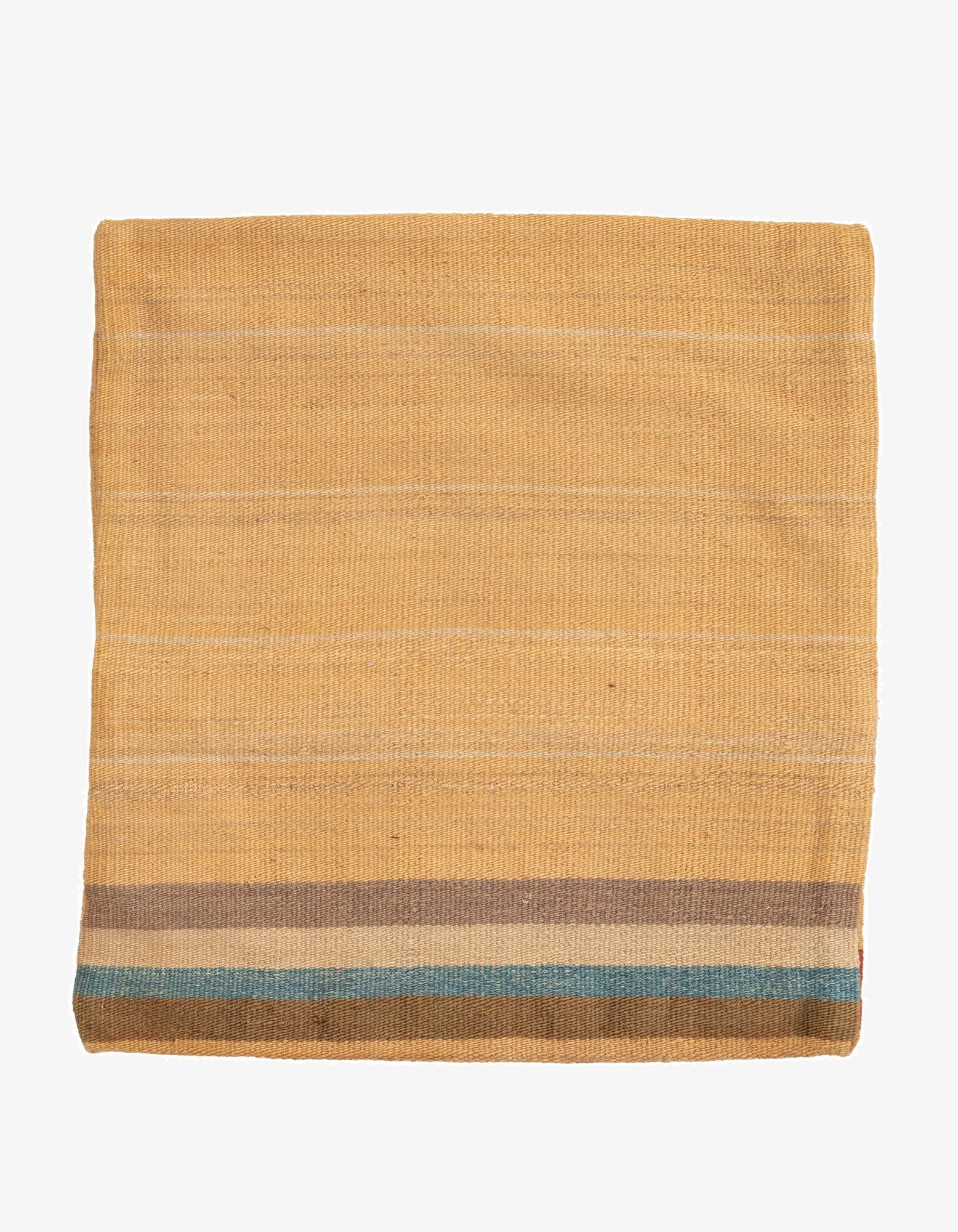 1' 7 x 1' 8  Hand Woven Pillow Wool Square Rug