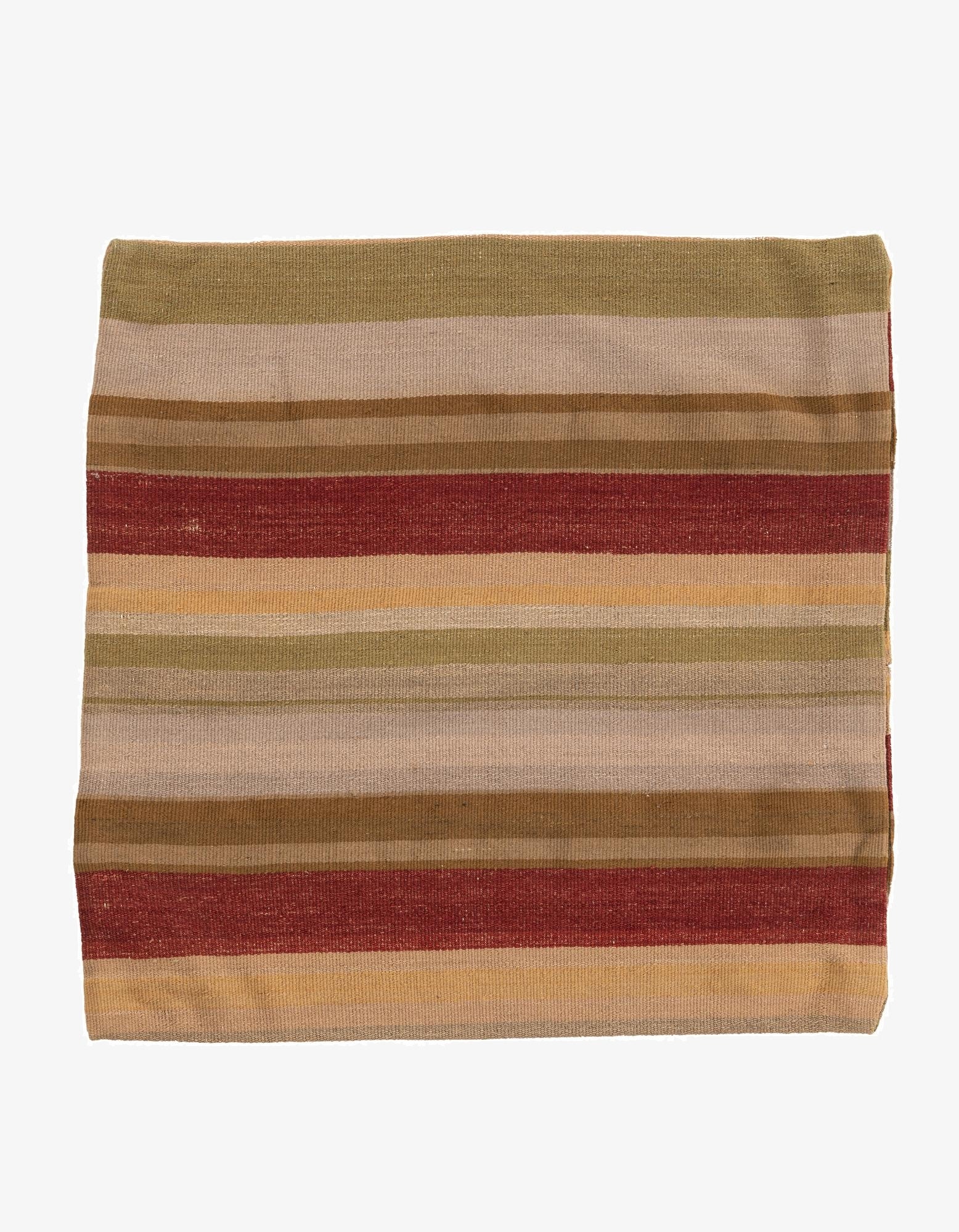 2' 5 x 2' 5  Hand Woven Pillow Wool Square Rug