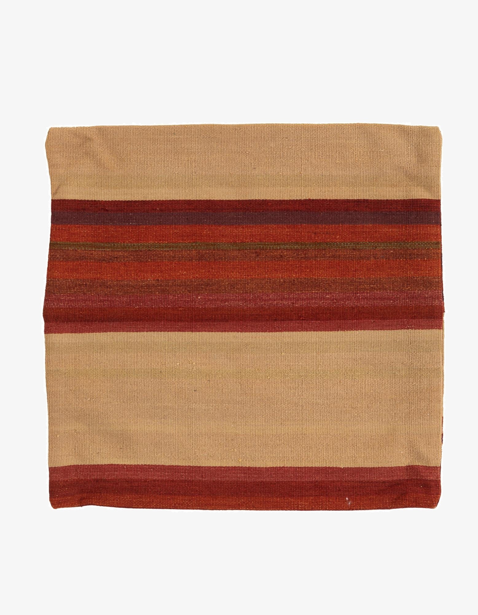 2' 4 x 2' 5  Hand Woven Pillow Wool Square Rug