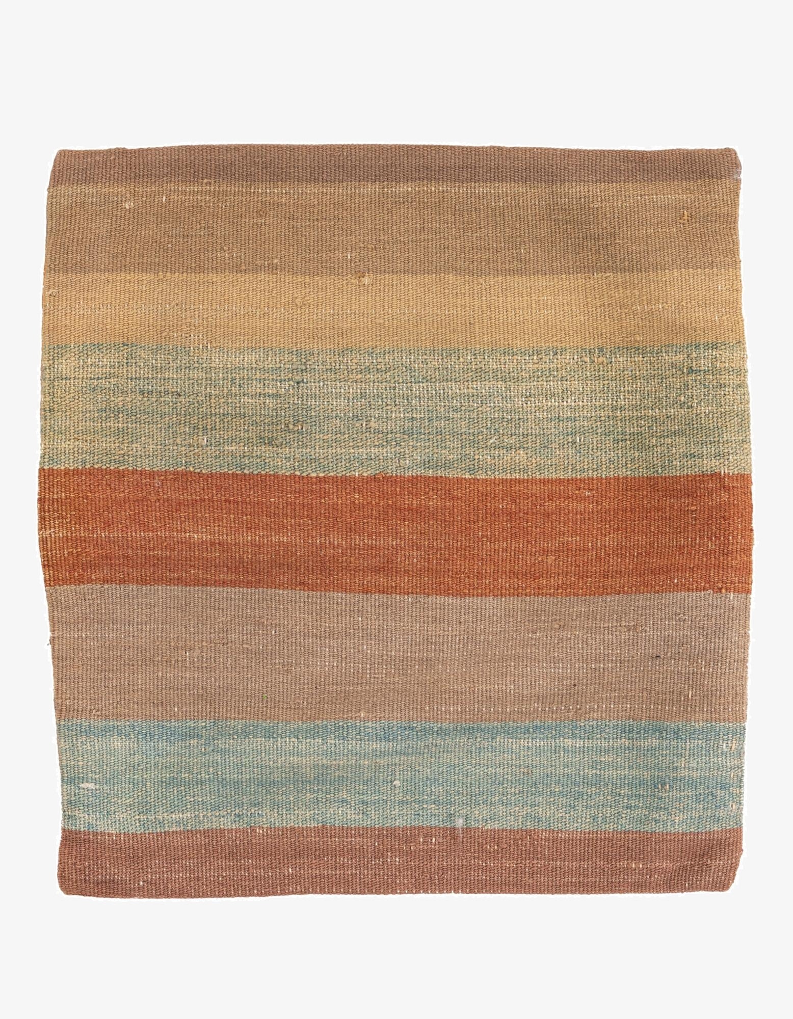 1' 6 x 1' 7  Hand Woven Pillow Wool Square Rug