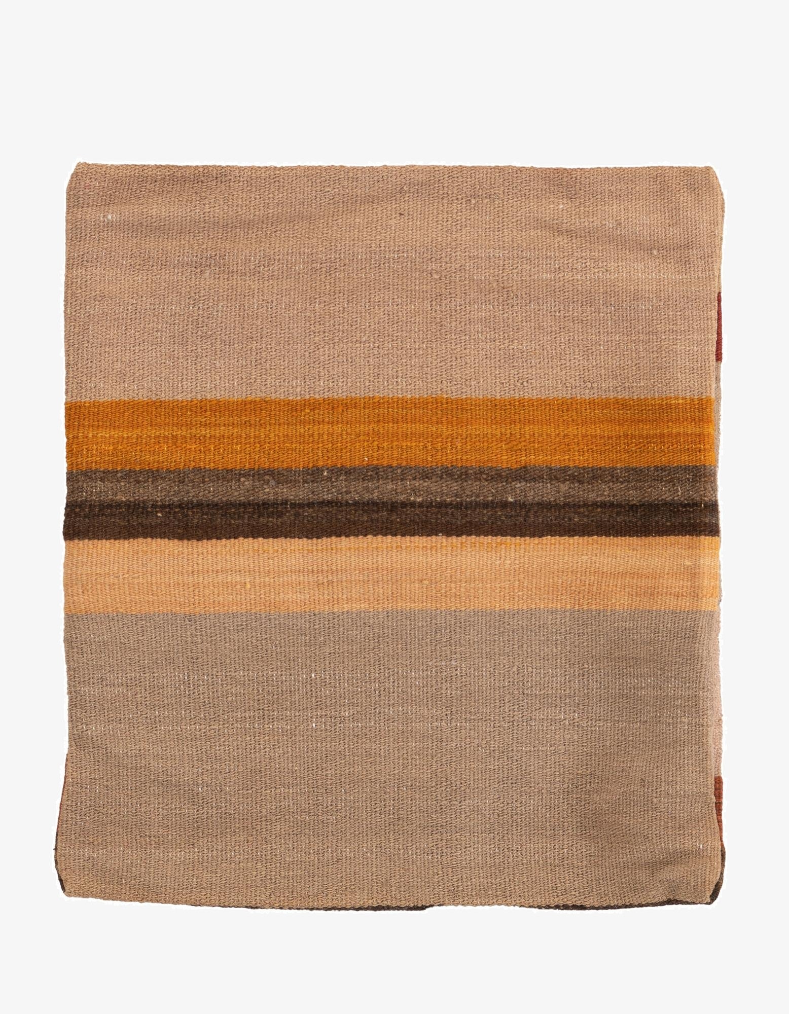 1' 6 x 1' 8  Hand Woven Pillow Wool Square Rug