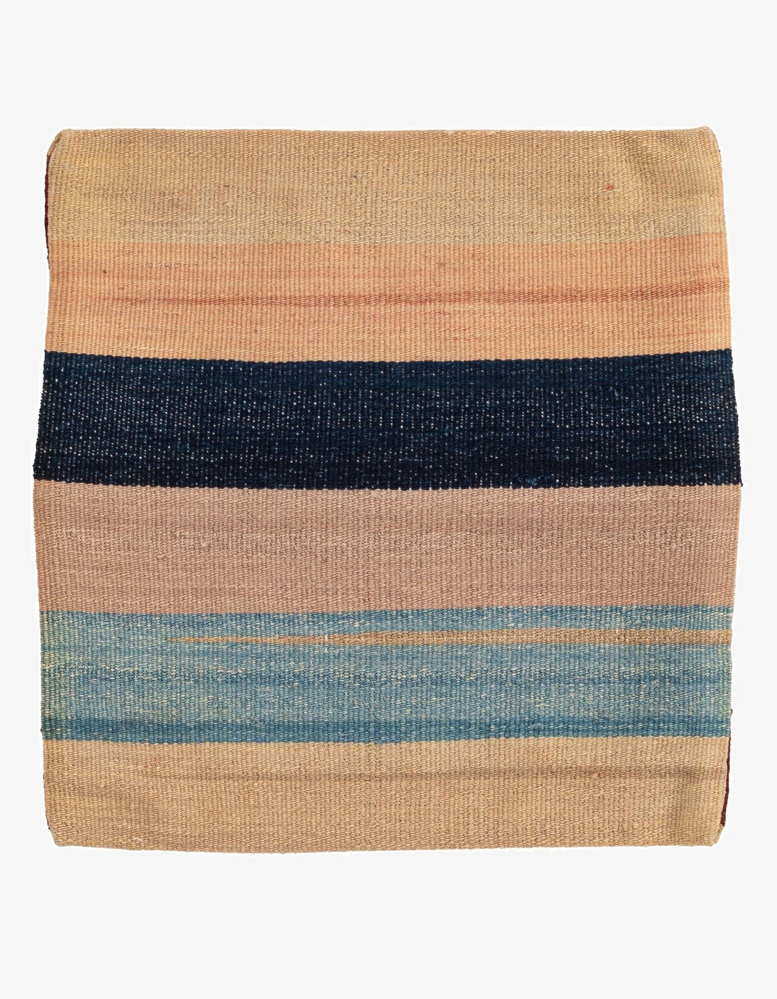 1' 7 x 1' 8  Hand Woven Pillow Wool Square Rug