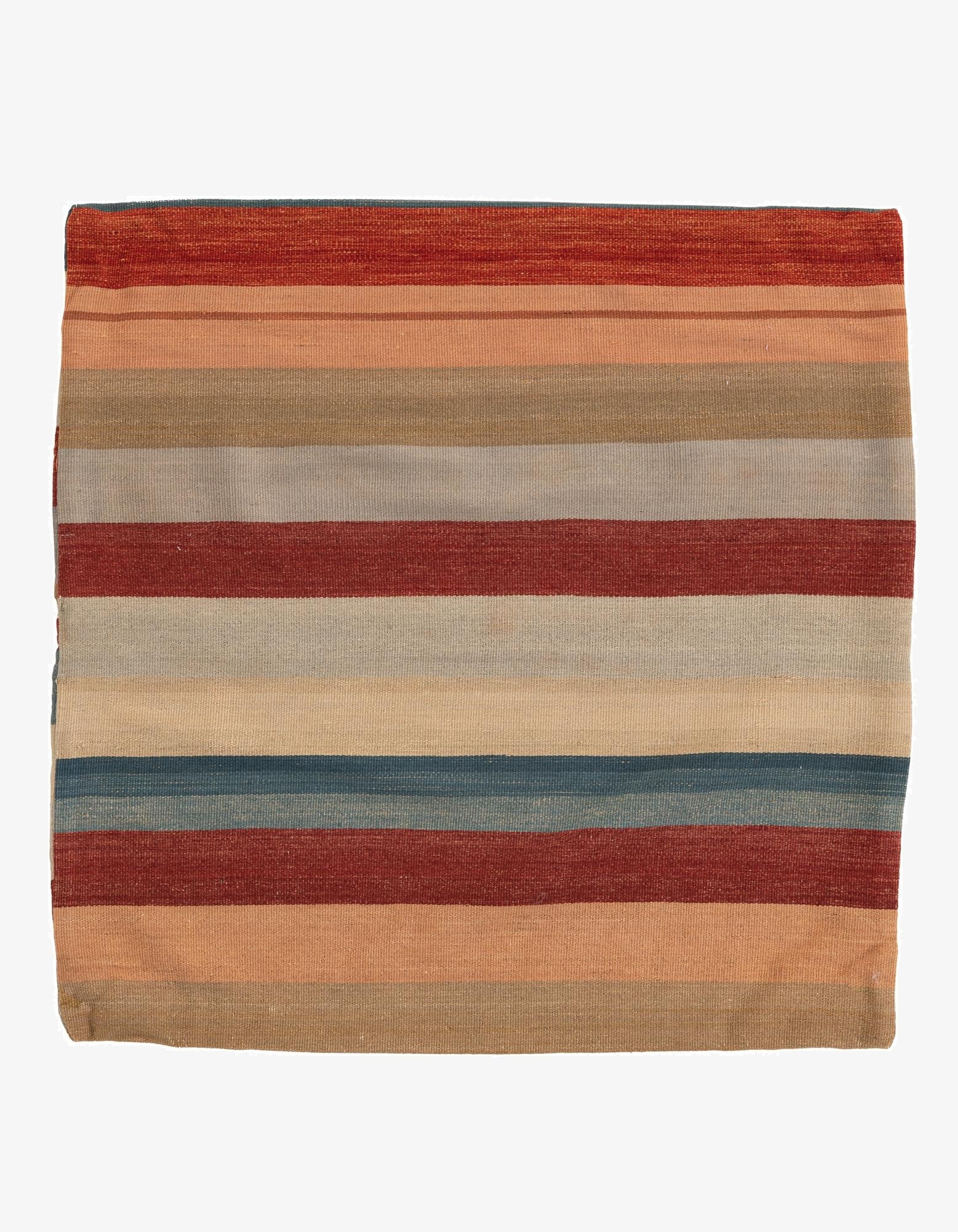3' 3 x 3' 3  Hand Woven Pillow Wool Square Rug