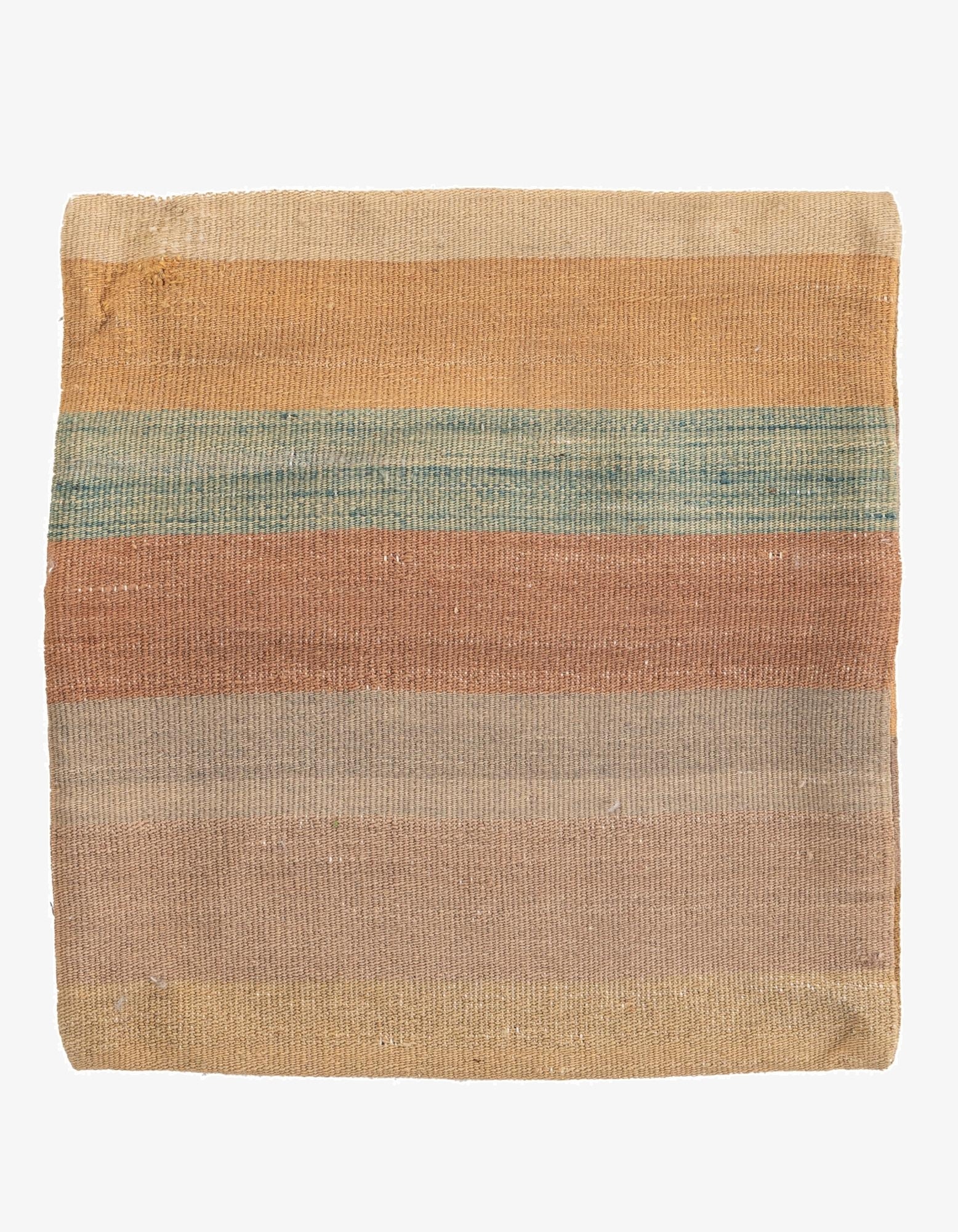 1' 6 x 1' 6  Hand Woven Pillow Wool Square Rug