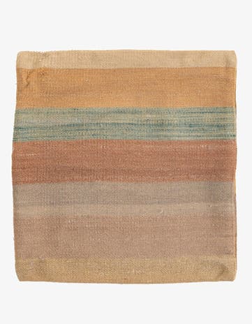 1' 6 x 1' 6 Hand Woven Pillow Wool Square Rug