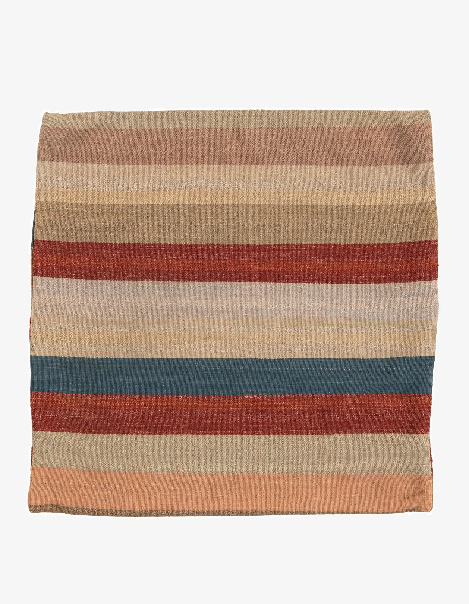 3' 2 x 3' 2  Hand Woven Pillow Wool Square Rug