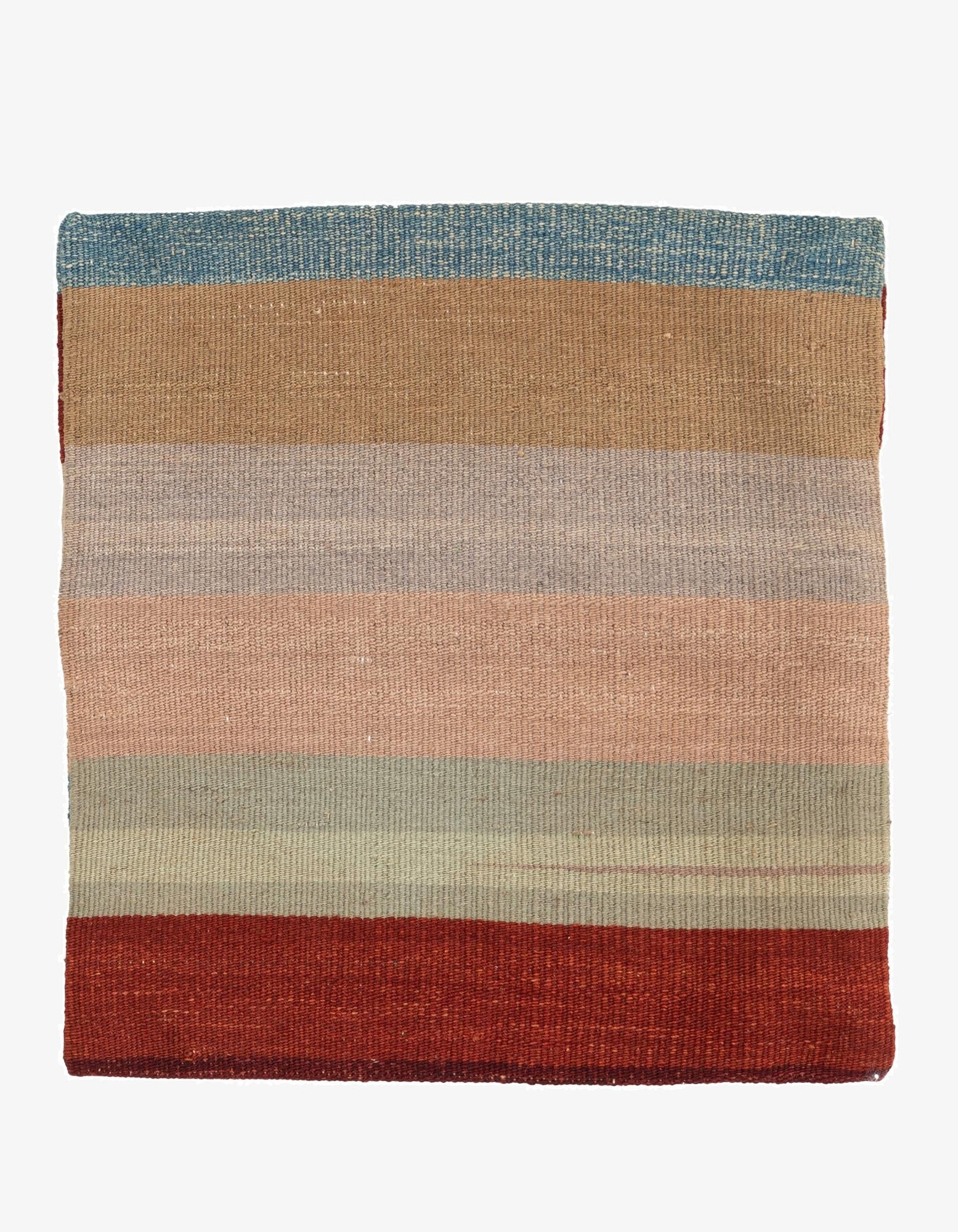 1' 6 x 1' 6  Hand Woven Pillow Wool Square Rug