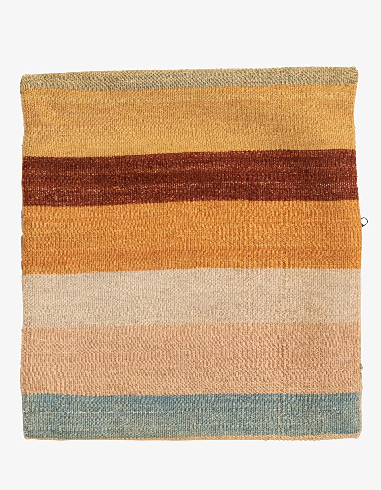 1' 5 x 1' 7  Hand Woven Pillow Wool Square Rug