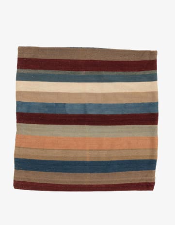 3' 3 x 3' 3 Hand Woven Pillow Wool Square Rug