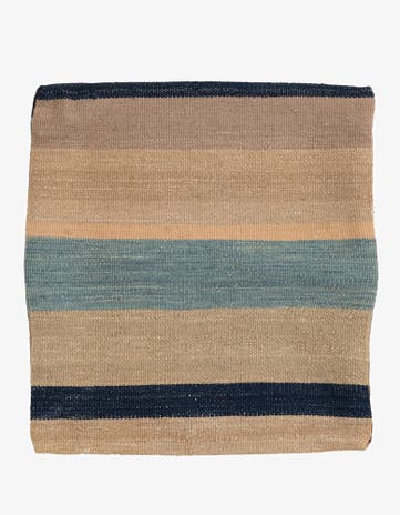 1' 5 x 1' 7 Hand Woven Pillow Wool Square Rug