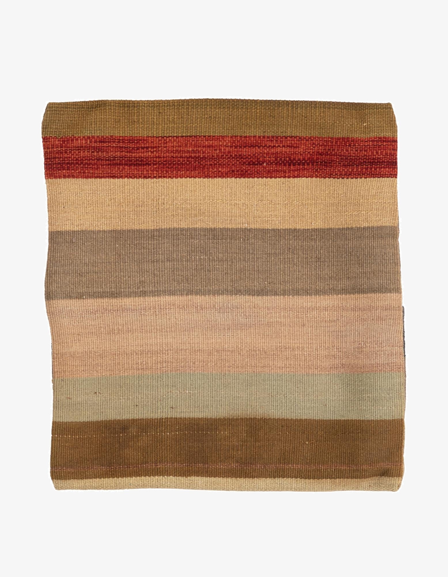 1' 5 x 1' 5  Hand Woven Pillow Wool Square Rug