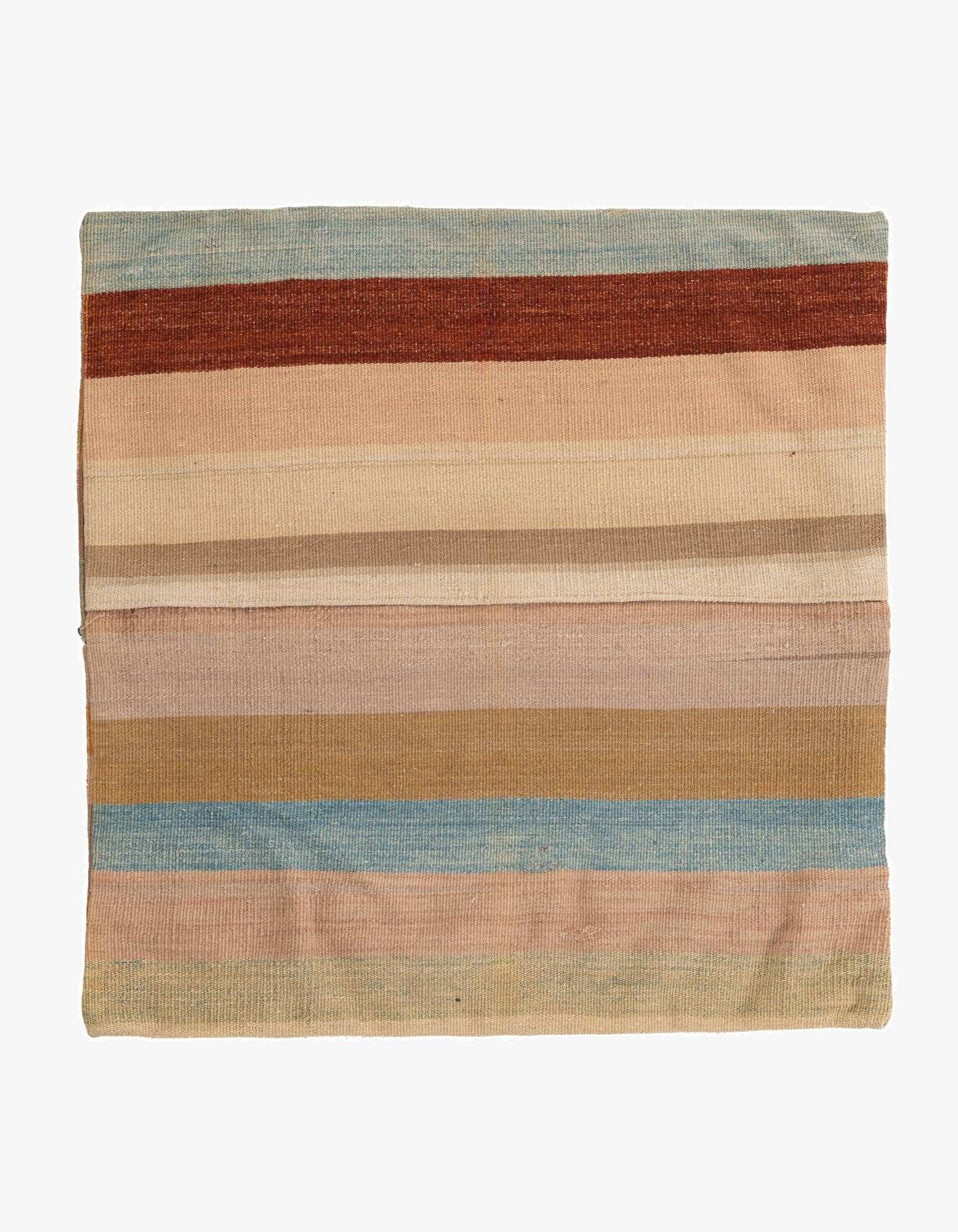 2' 5 x 2' 6  Hand Woven Pillow Wool Square Rug