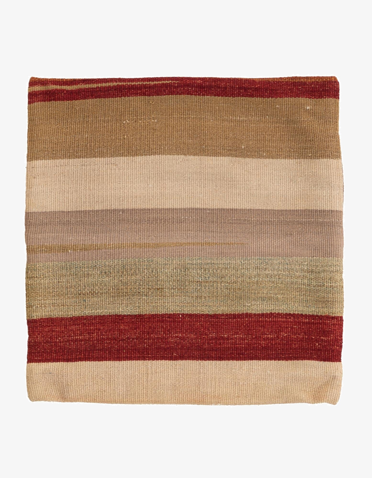 1' 6 x 1' 7  Hand Woven Pillow Wool Square Rug