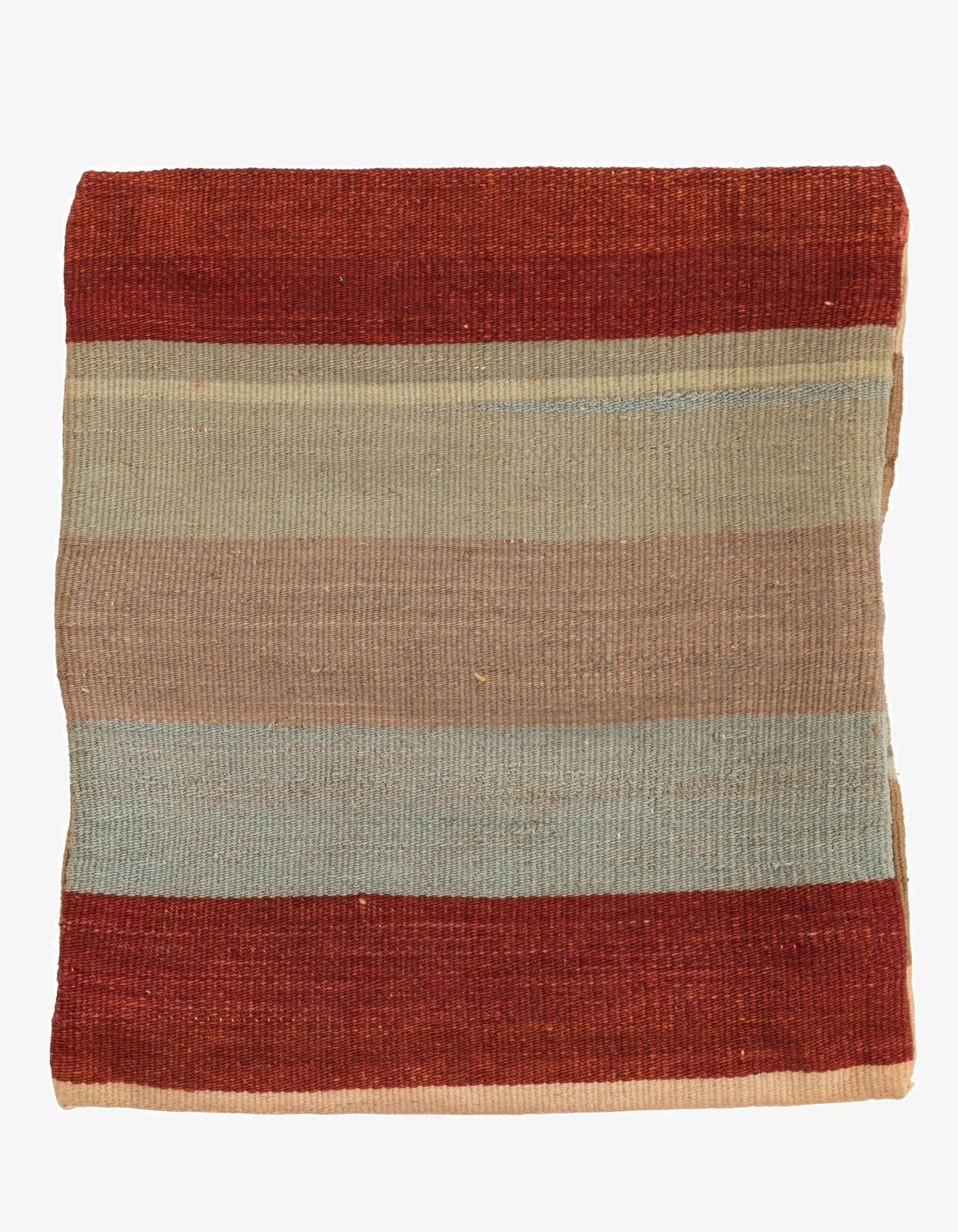 1' 5 x 1' 6  Hand Woven Pillow Wool Square Rug
