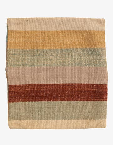 1' 5 x 1' 6 Hand Woven Pillow Wool Square Rug