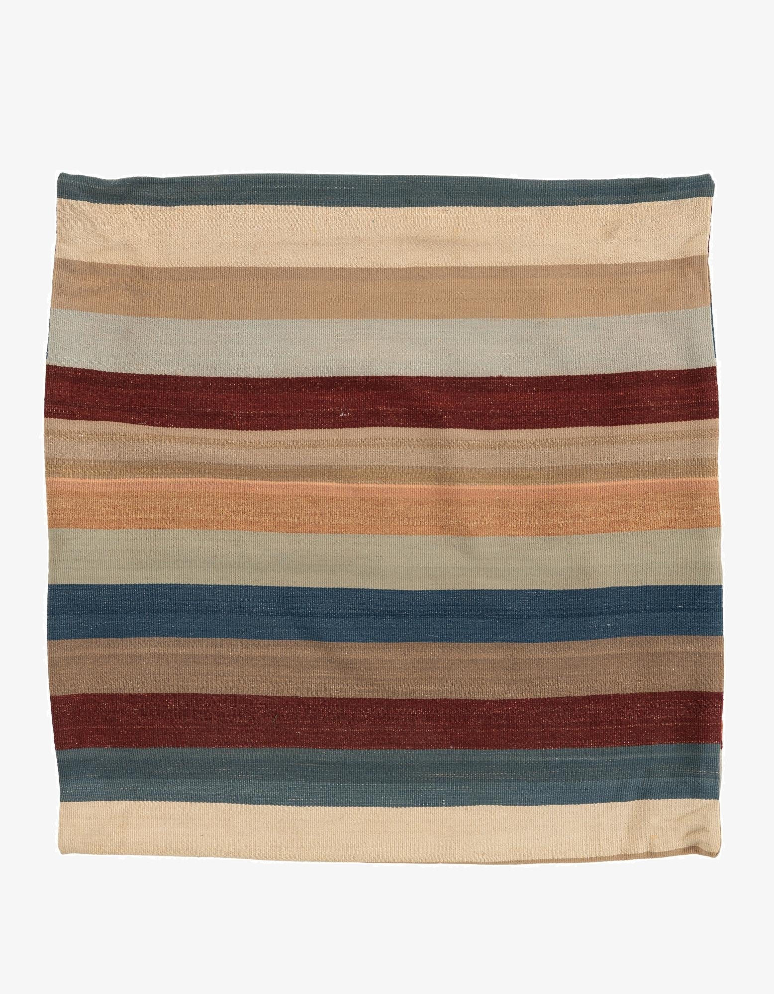 3' 3 x 3' 3  Hand Woven Pillow Wool Square Rug