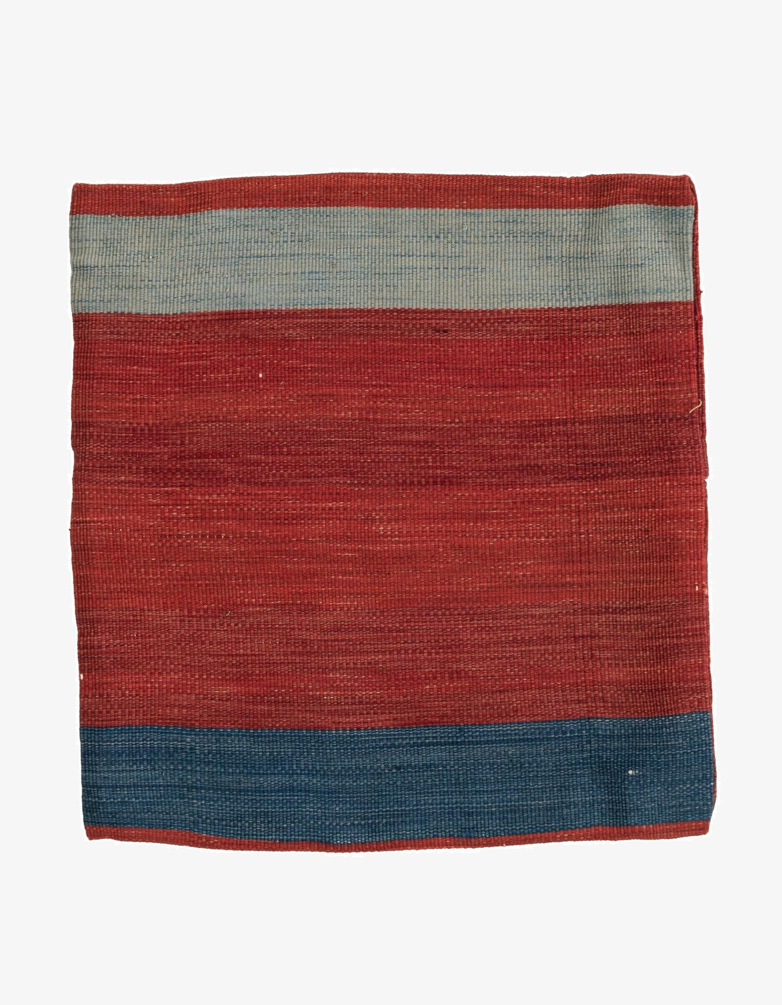 1' 5 x 1' 6  Hand Woven Pillow Wool Square Rug