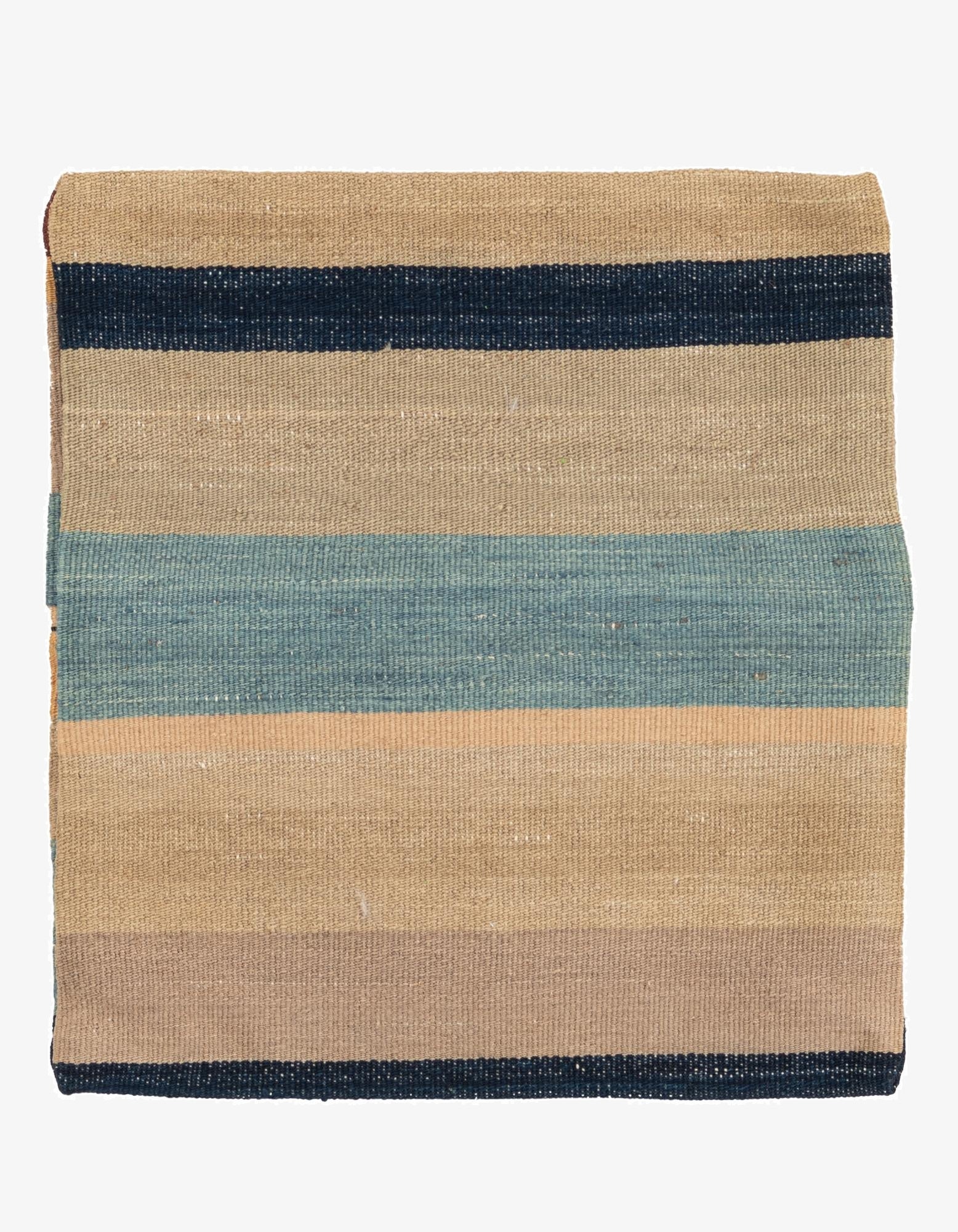 1' 5 x 1' 6  Hand Woven Pillow Wool Square Rug