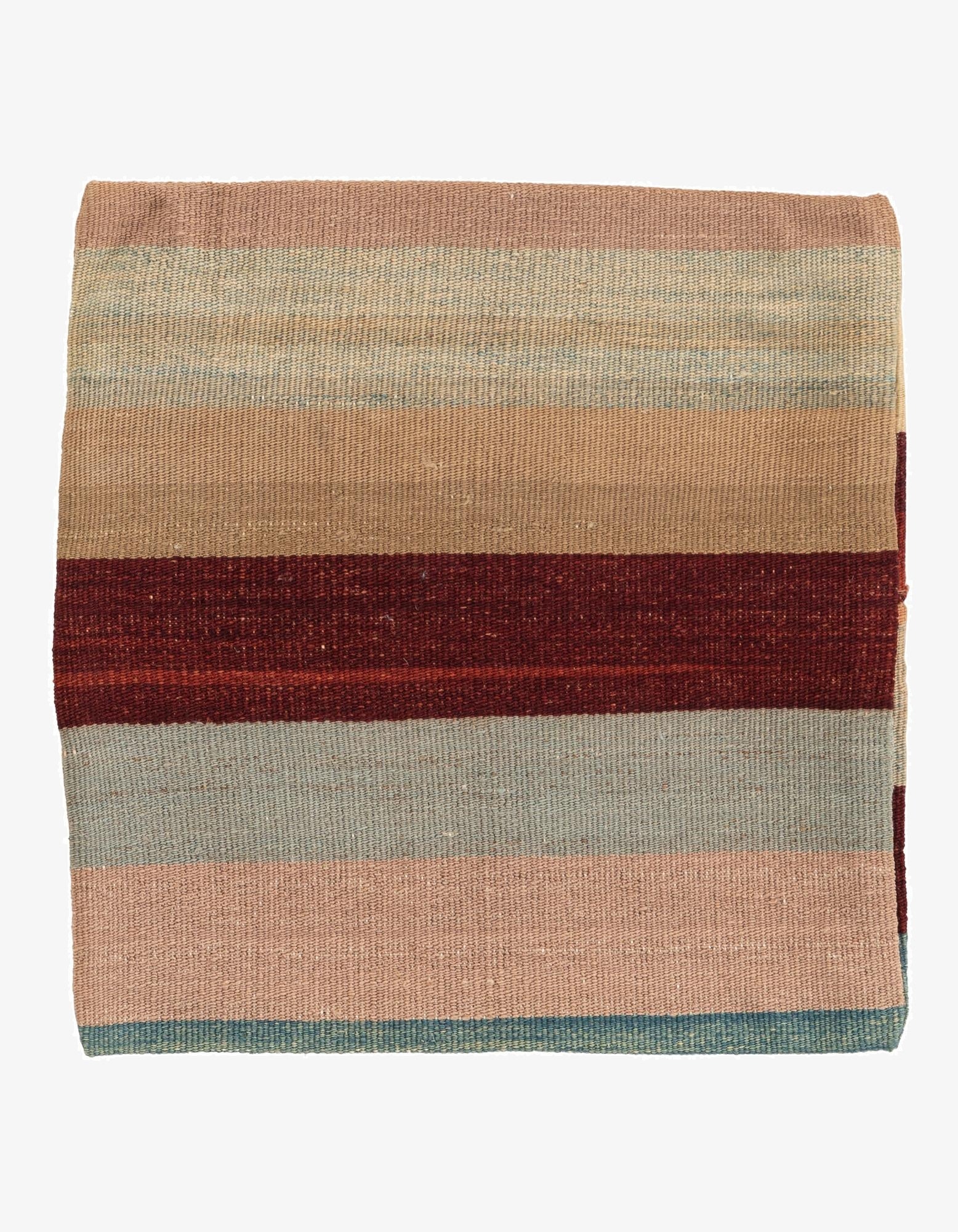 1' 6 x 1' 7  Hand Woven Pillow Wool Square Rug