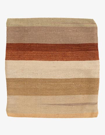 1' 6 x 1' 6 Hand Woven Pillow Wool Square Rug