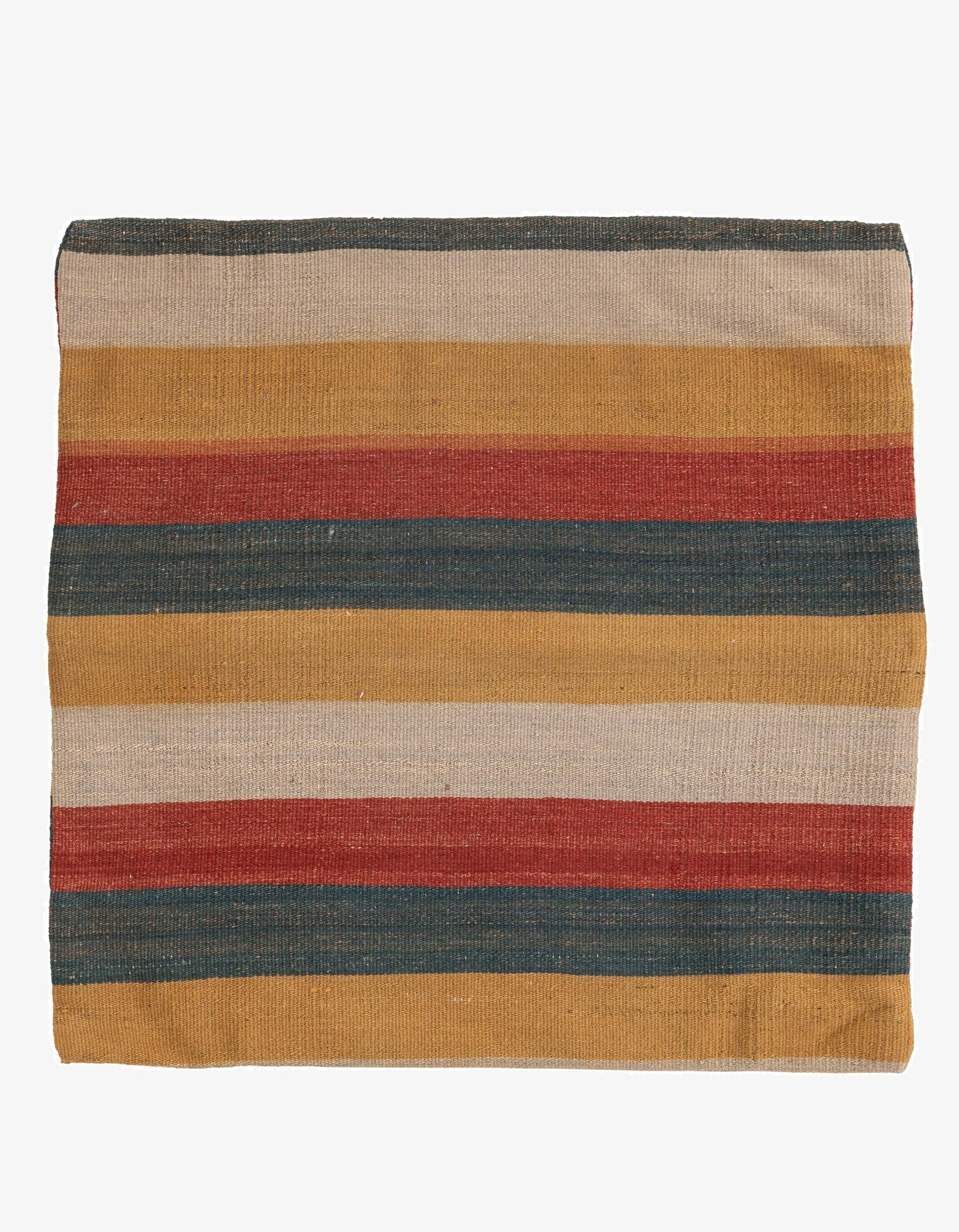 2' 5 x 2' 5  Hand Woven Pillow Wool Square Rug