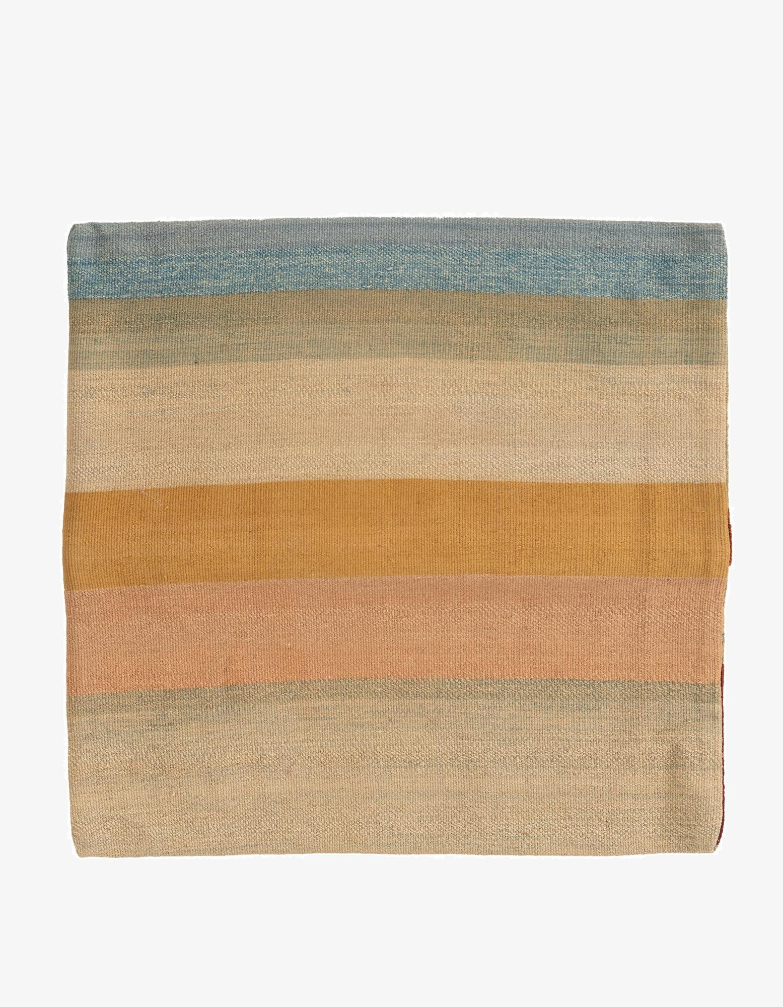 2' 4 x 2' 5  Hand Woven Pillow Wool Square Rug