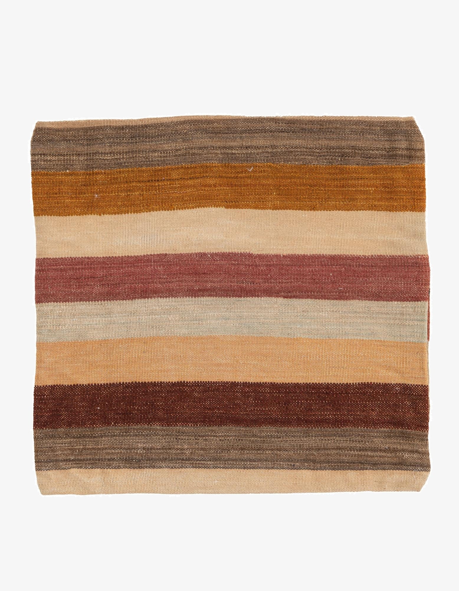 2' 5 x 2' 6  Hand Woven Pillow Wool Square Rug