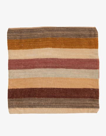 2' 5 x 2' 6 Hand Woven Pillow Wool Square Rug