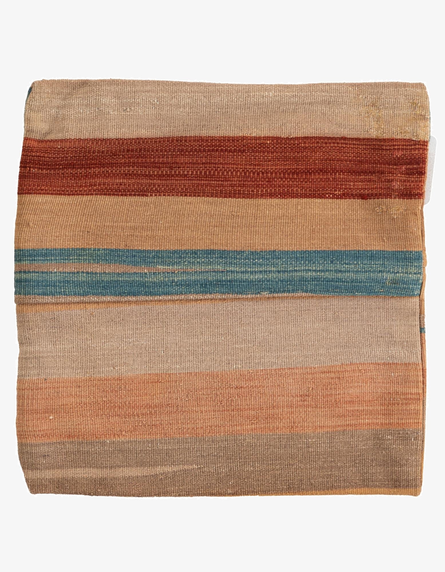 1' 6 x 1' 8  Hand Woven Pillow Wool Square Rug