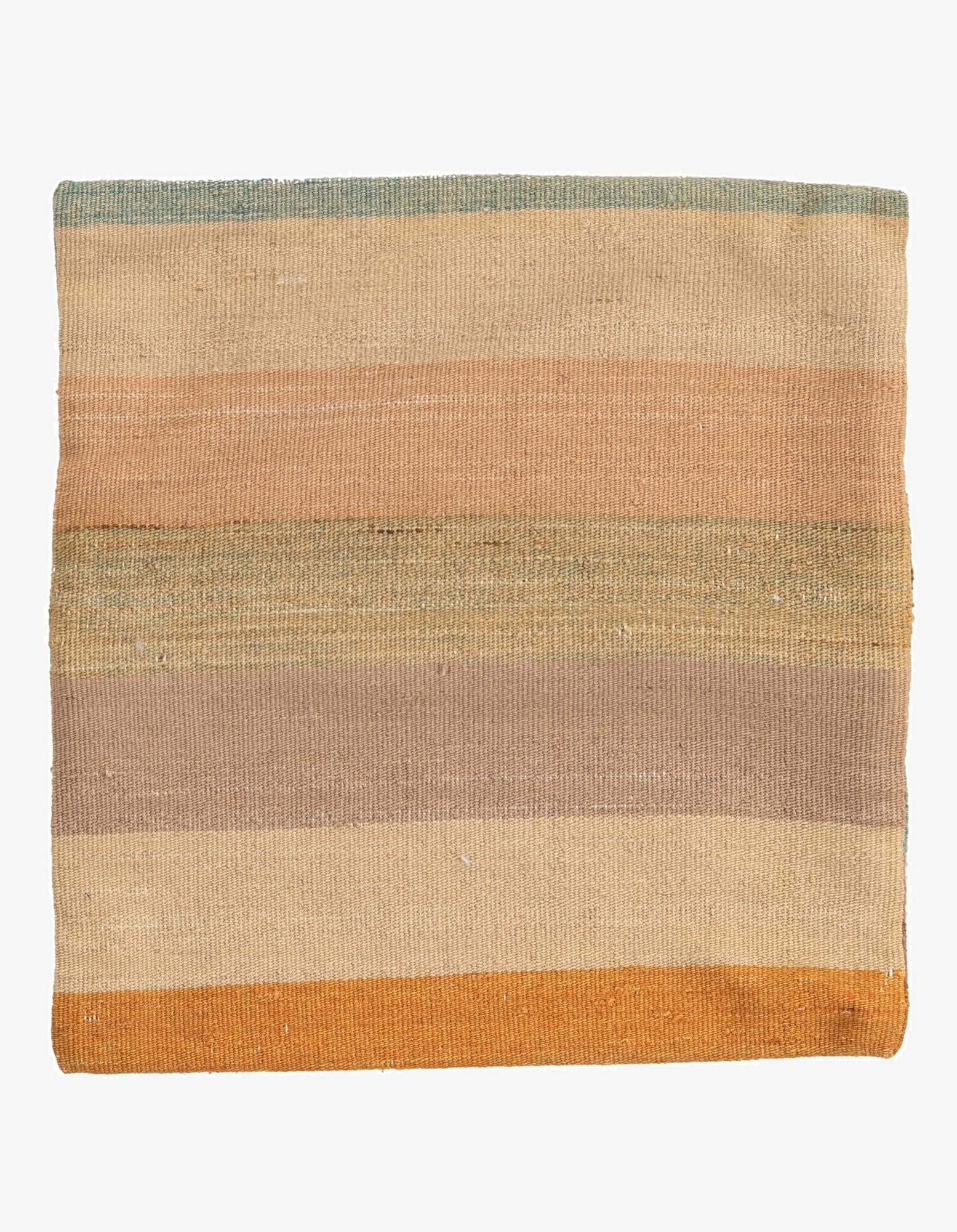 1' 6 x 1' 7  Hand Woven Pillow Wool Square Rug